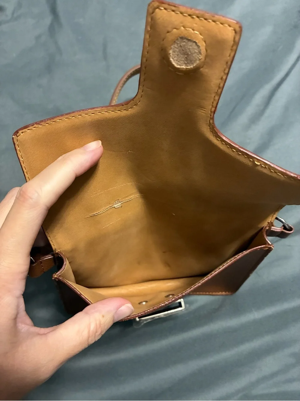 Leather Bag in Tan